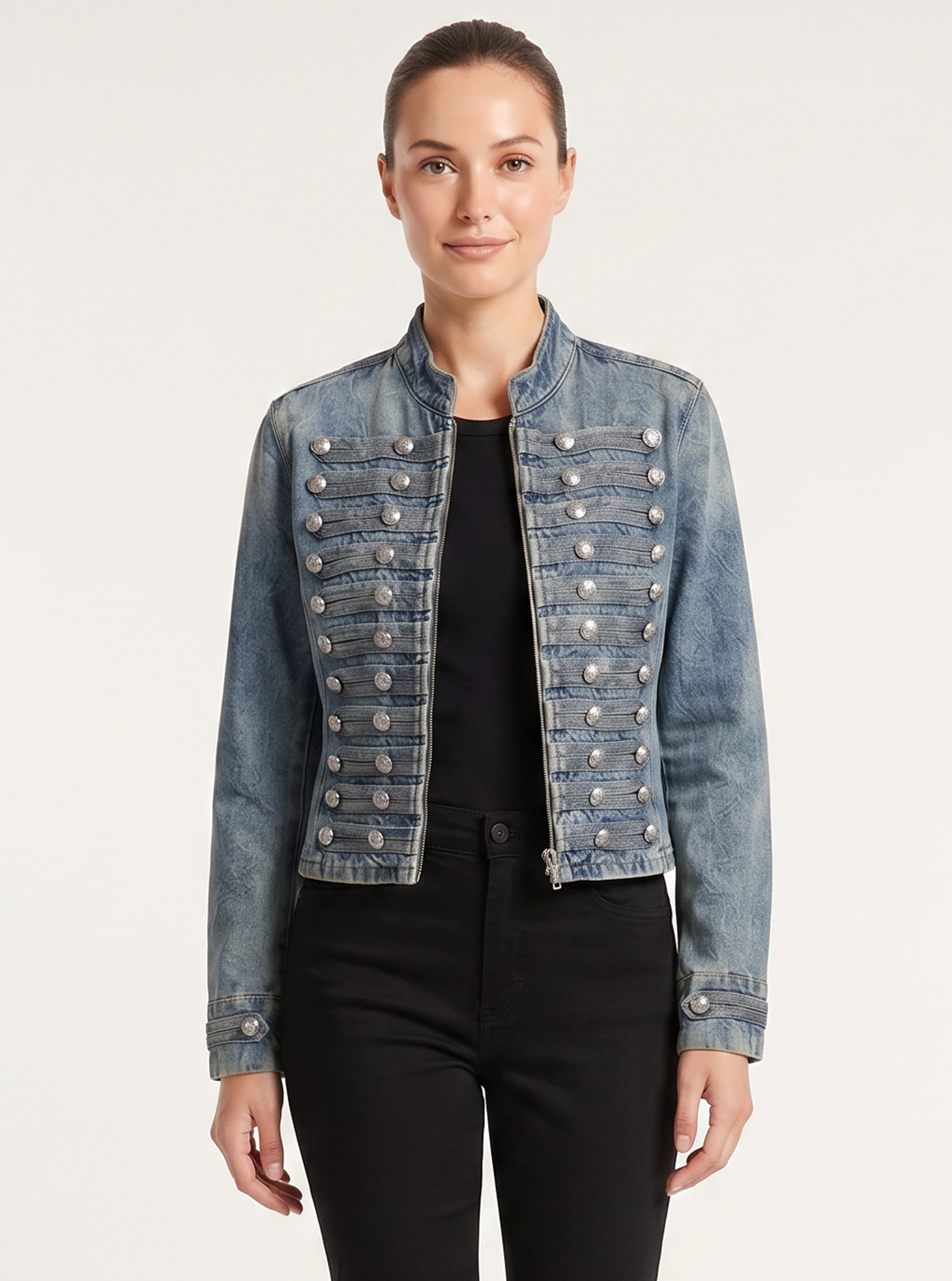 Crop Denim Jacket
