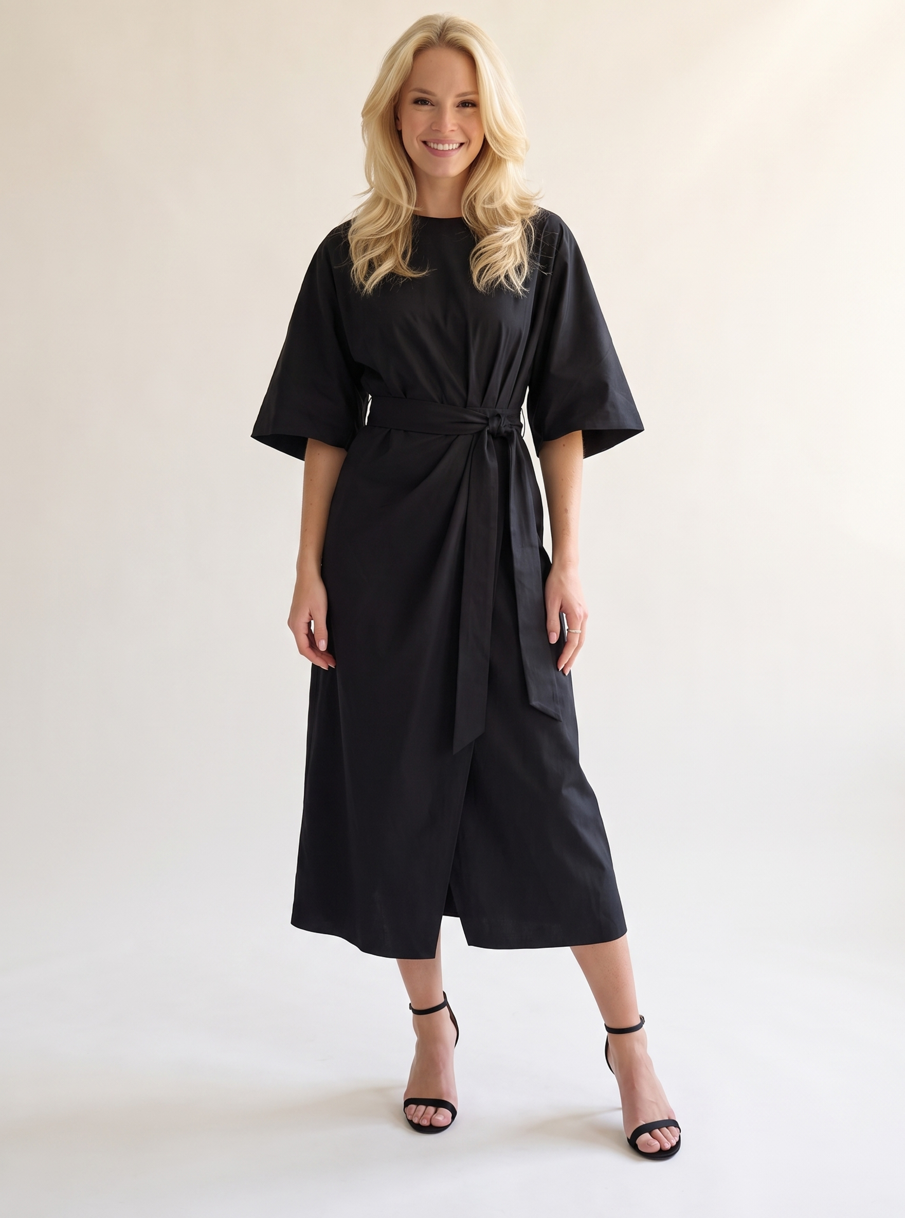 Belted Maxi Dress
