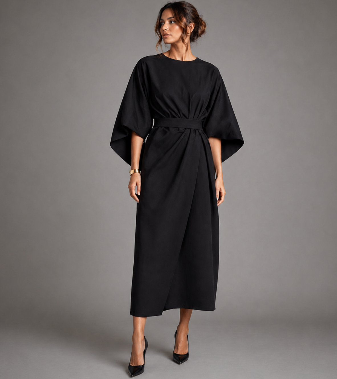 Belted Maxi Dress