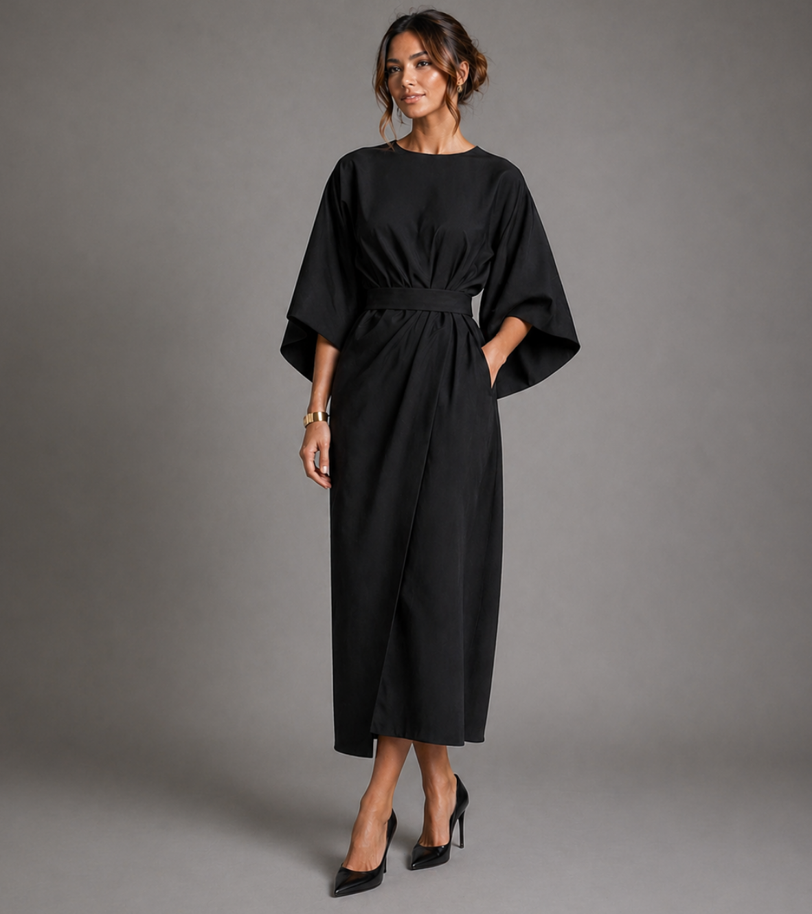 Belted Maxi Dress