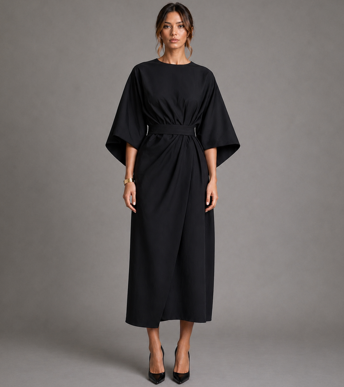 Belted Maxi Dress