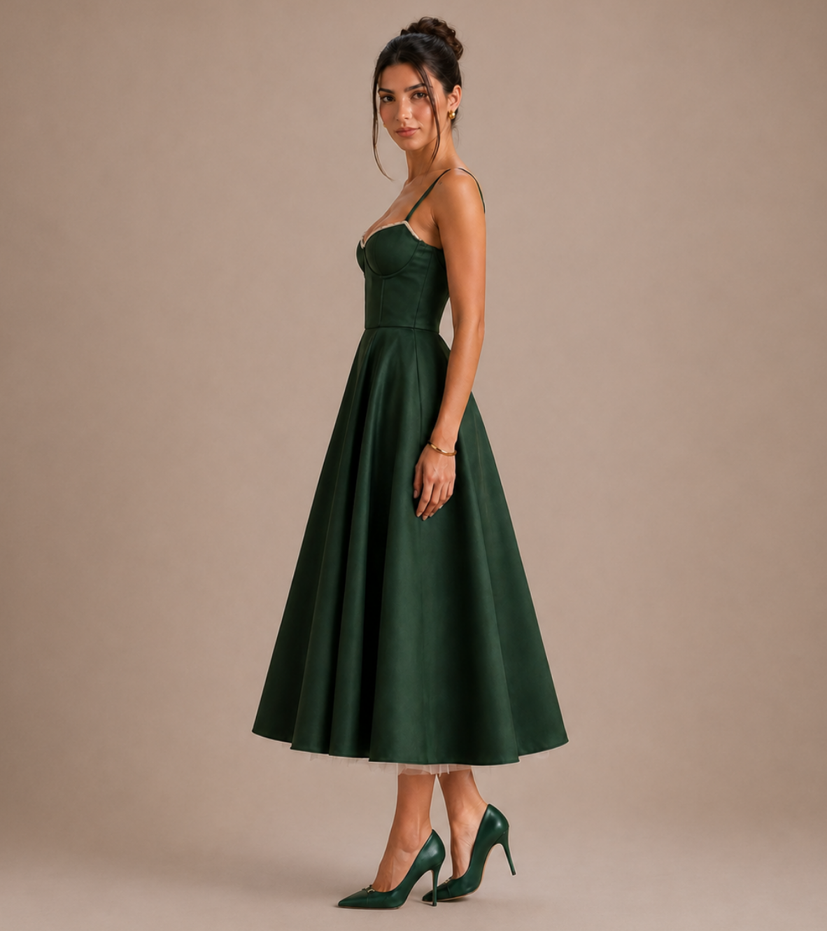 Bustier Midi Dress