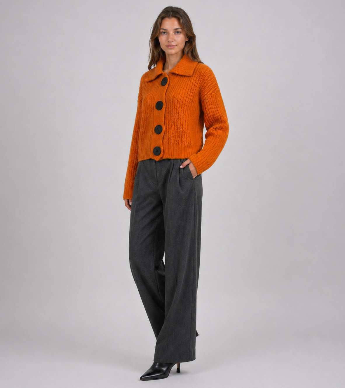 Button Knit Cardigan