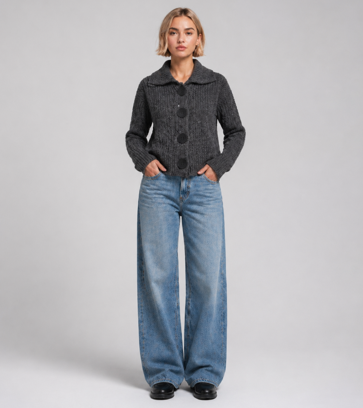 Button Knit Cardigan