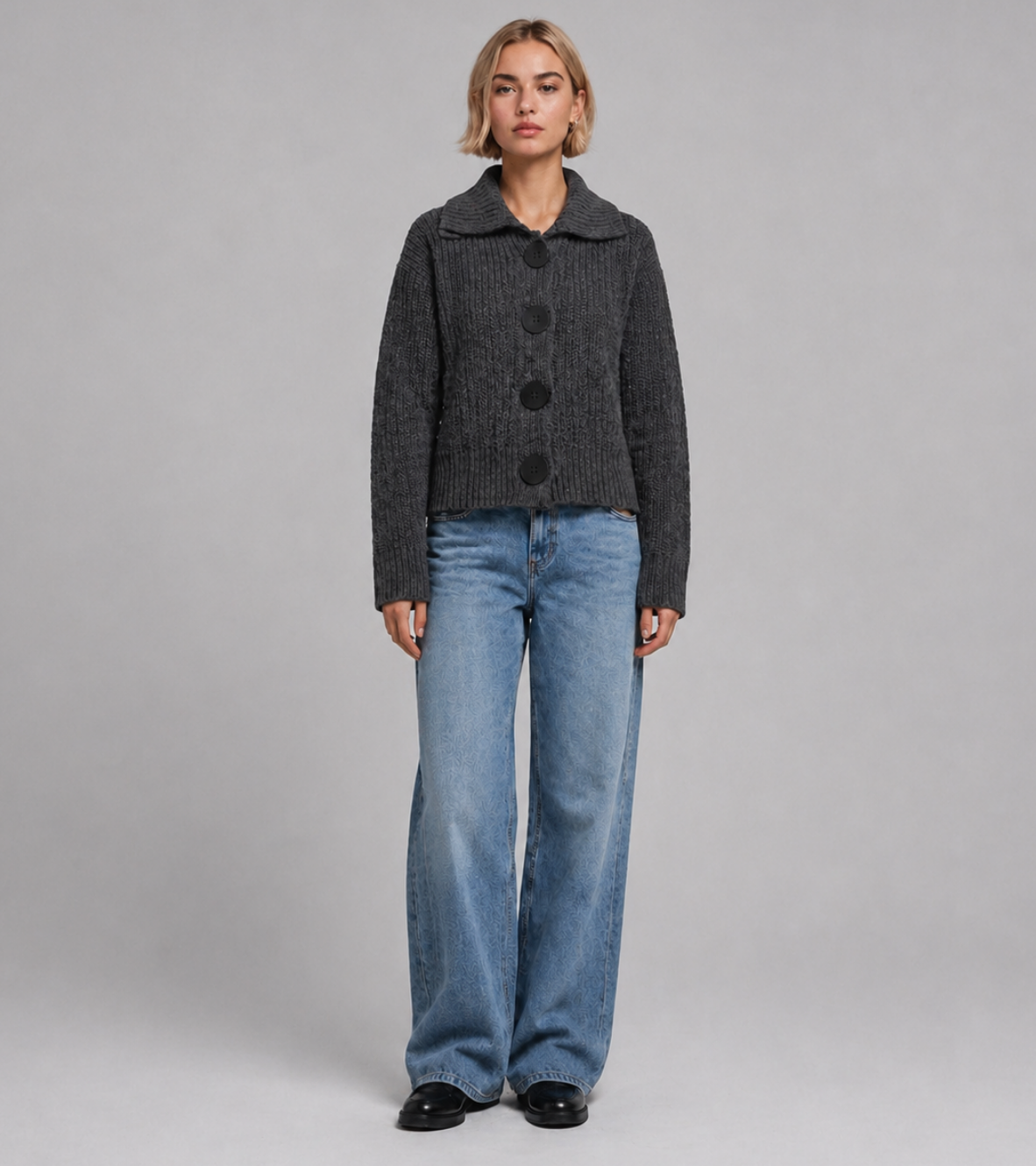 Button Knit Cardigan