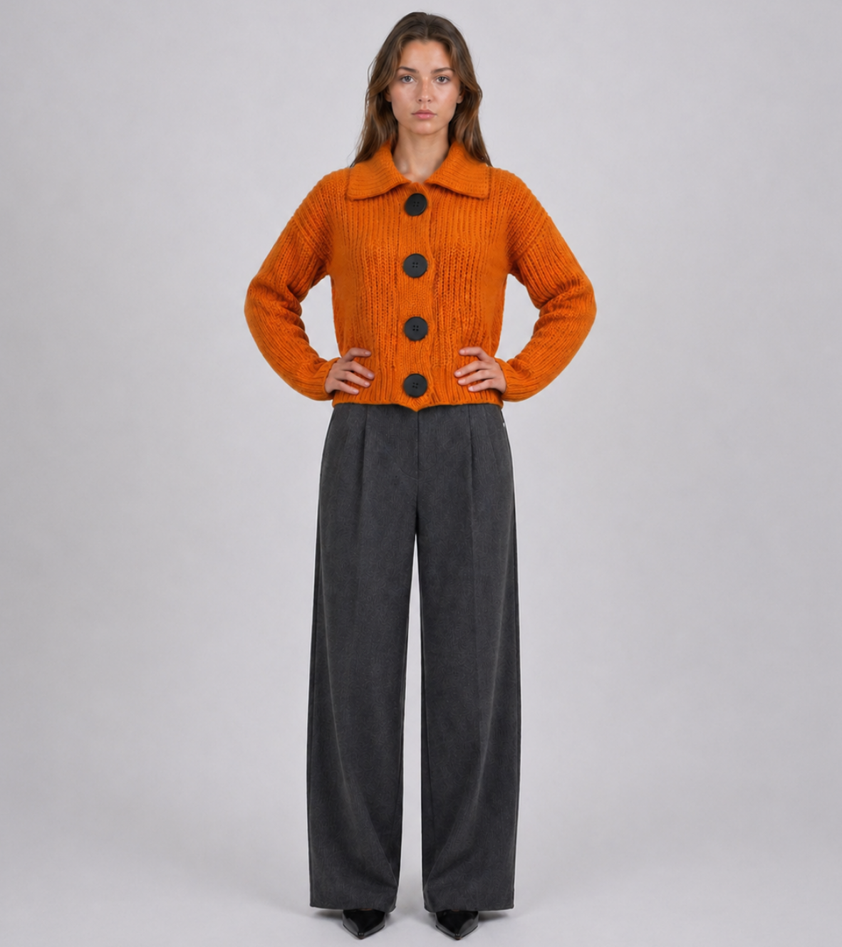 Button Knit Cardigan