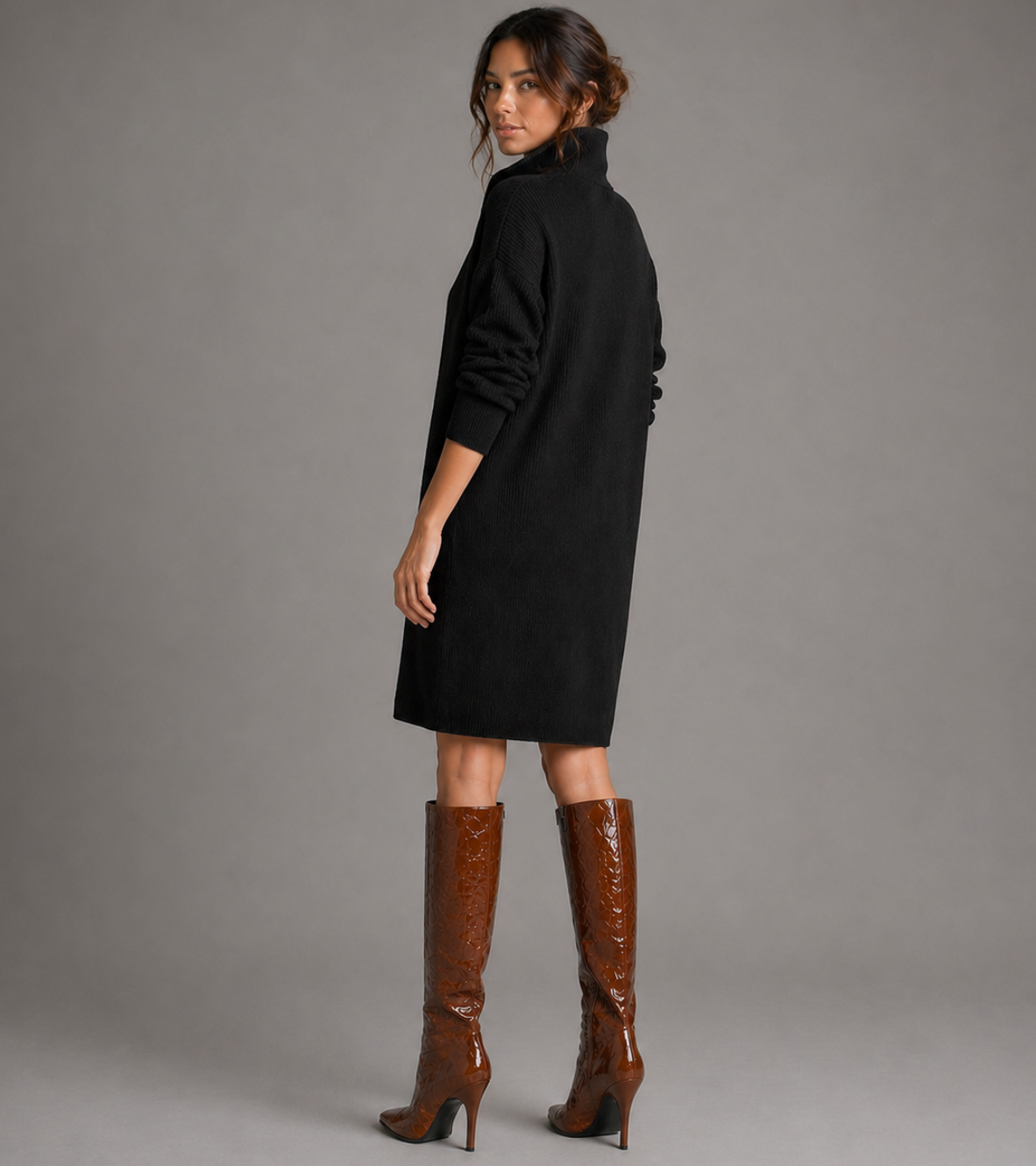 Button Knit Dress