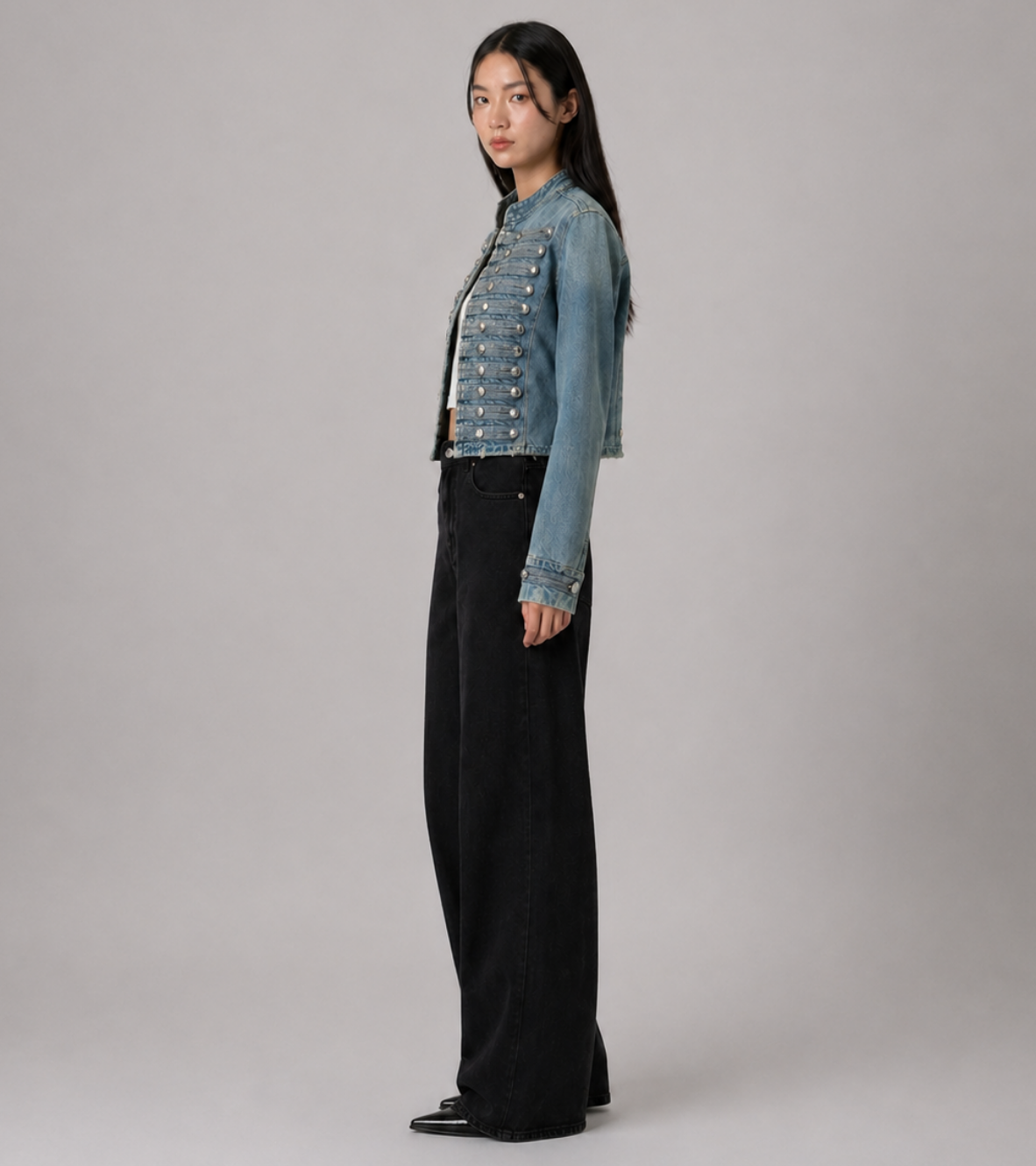 Crop Denim Jacket
