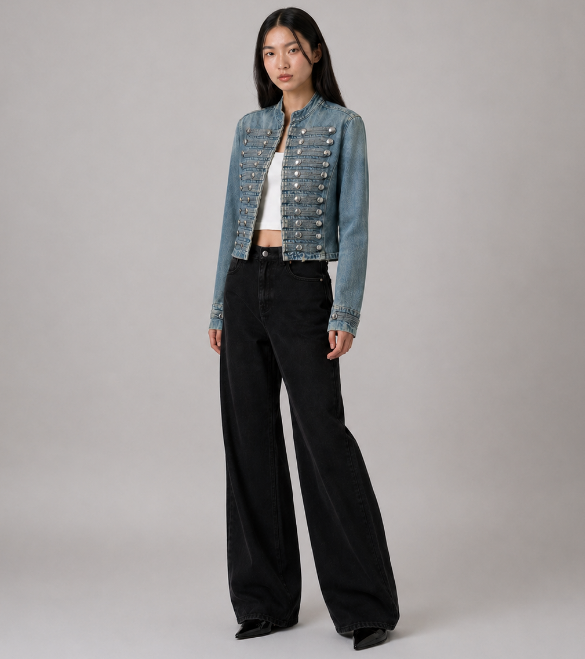 Crop Denim Jacket