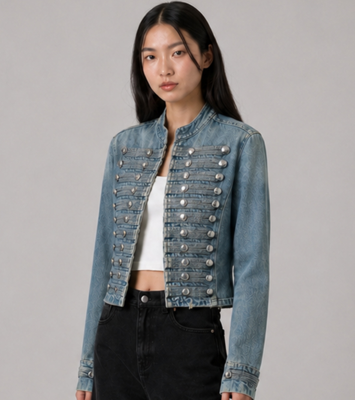 Crop Denim Jacket