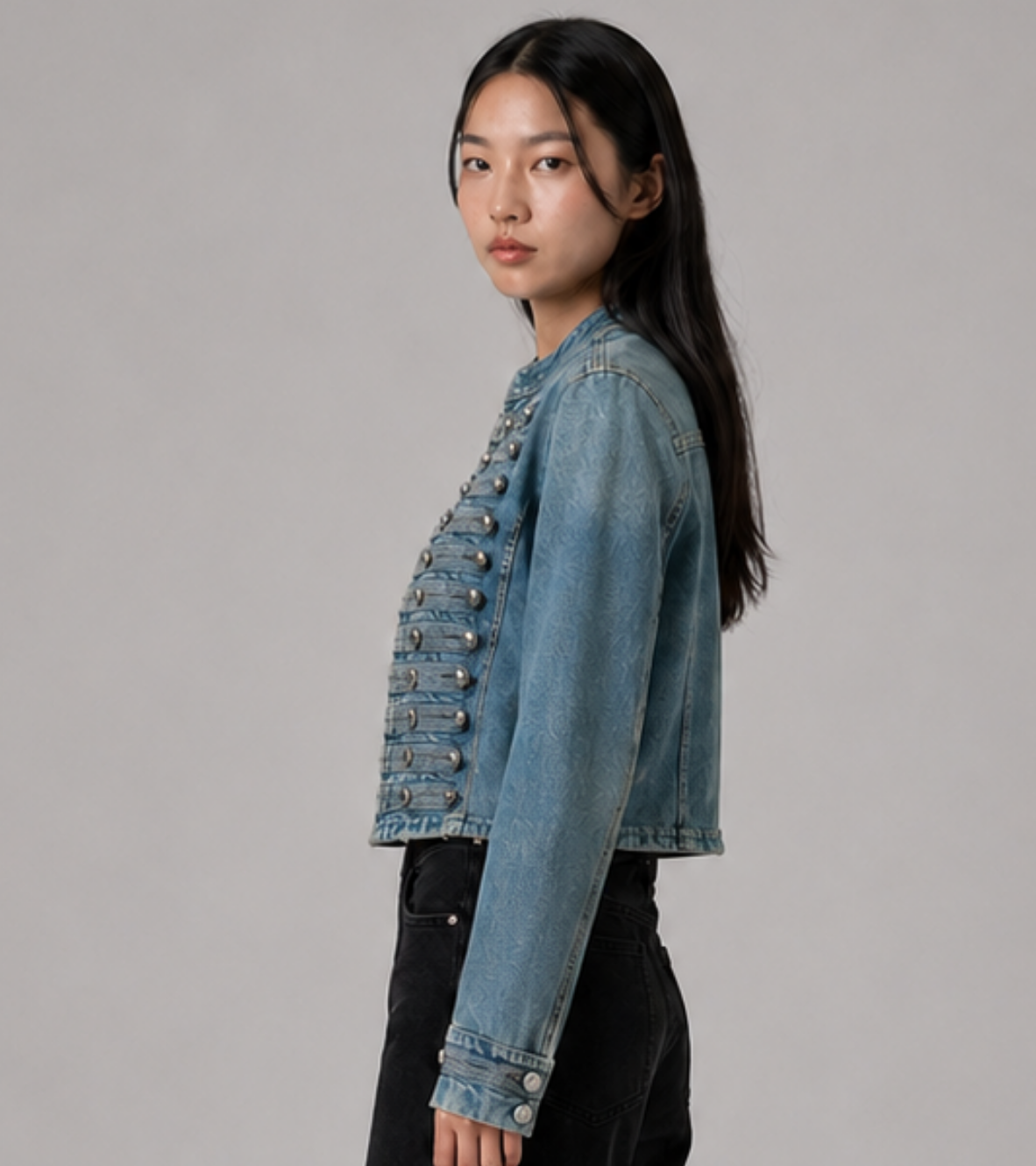 Crop Denim Jacket