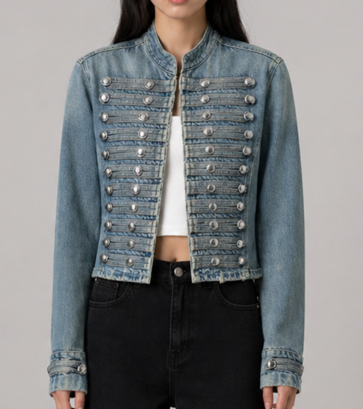 Crop Denim Jacket