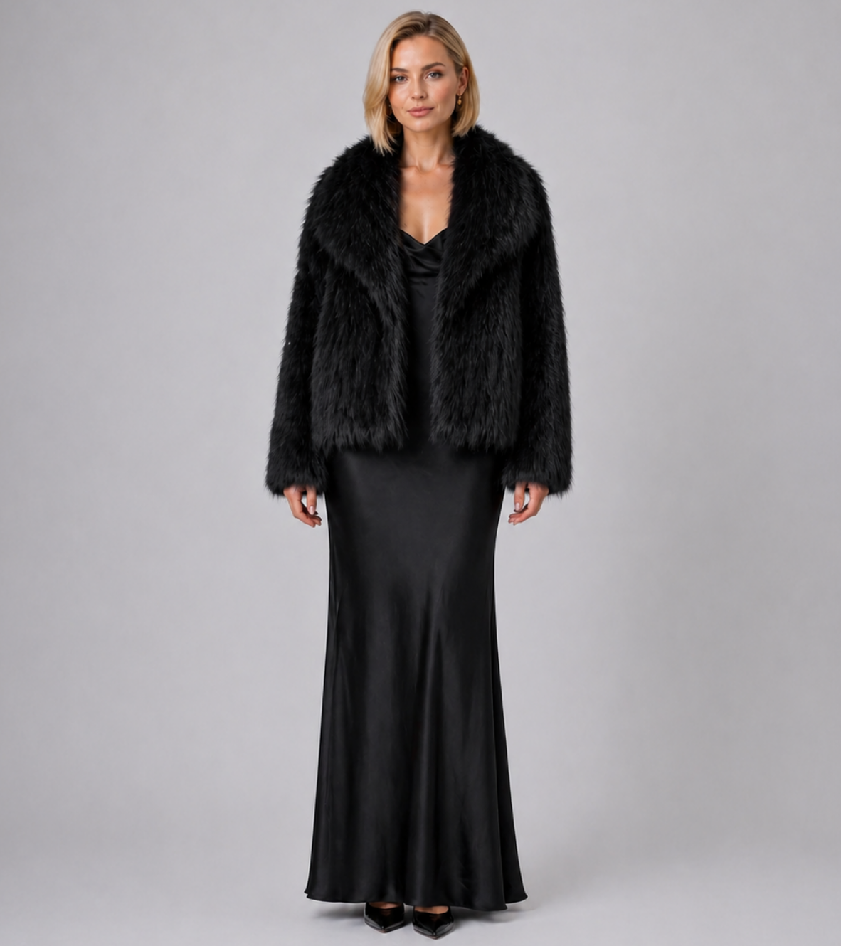 Evening Faux Fur Jacket