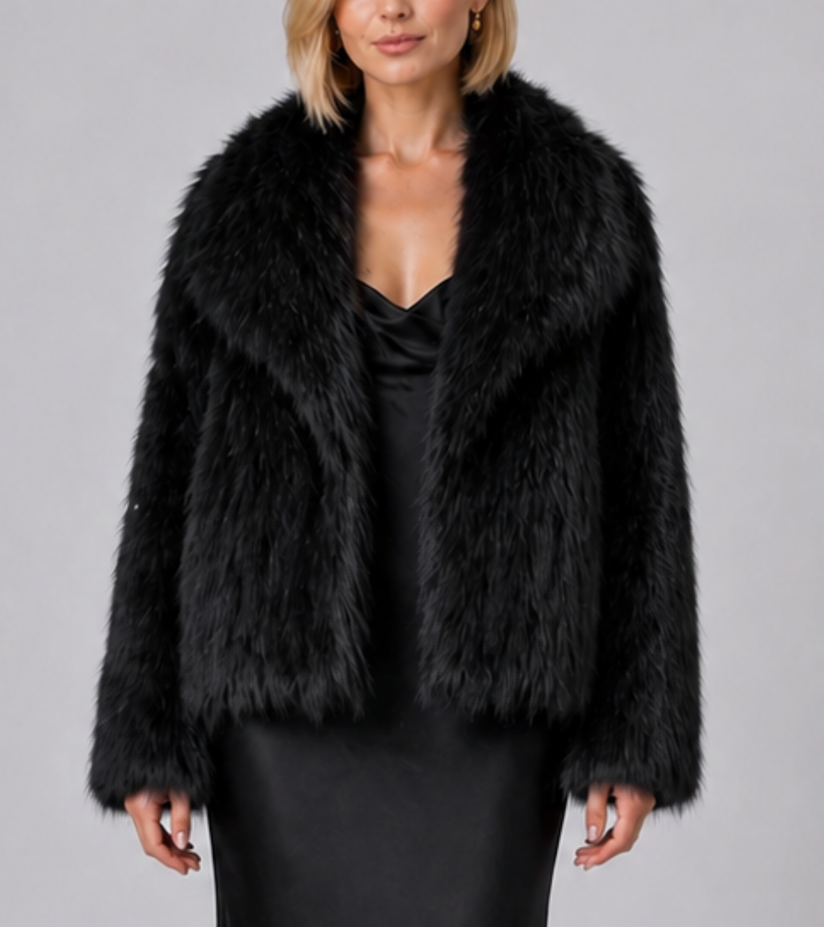 Evening Faux Fur Jacket