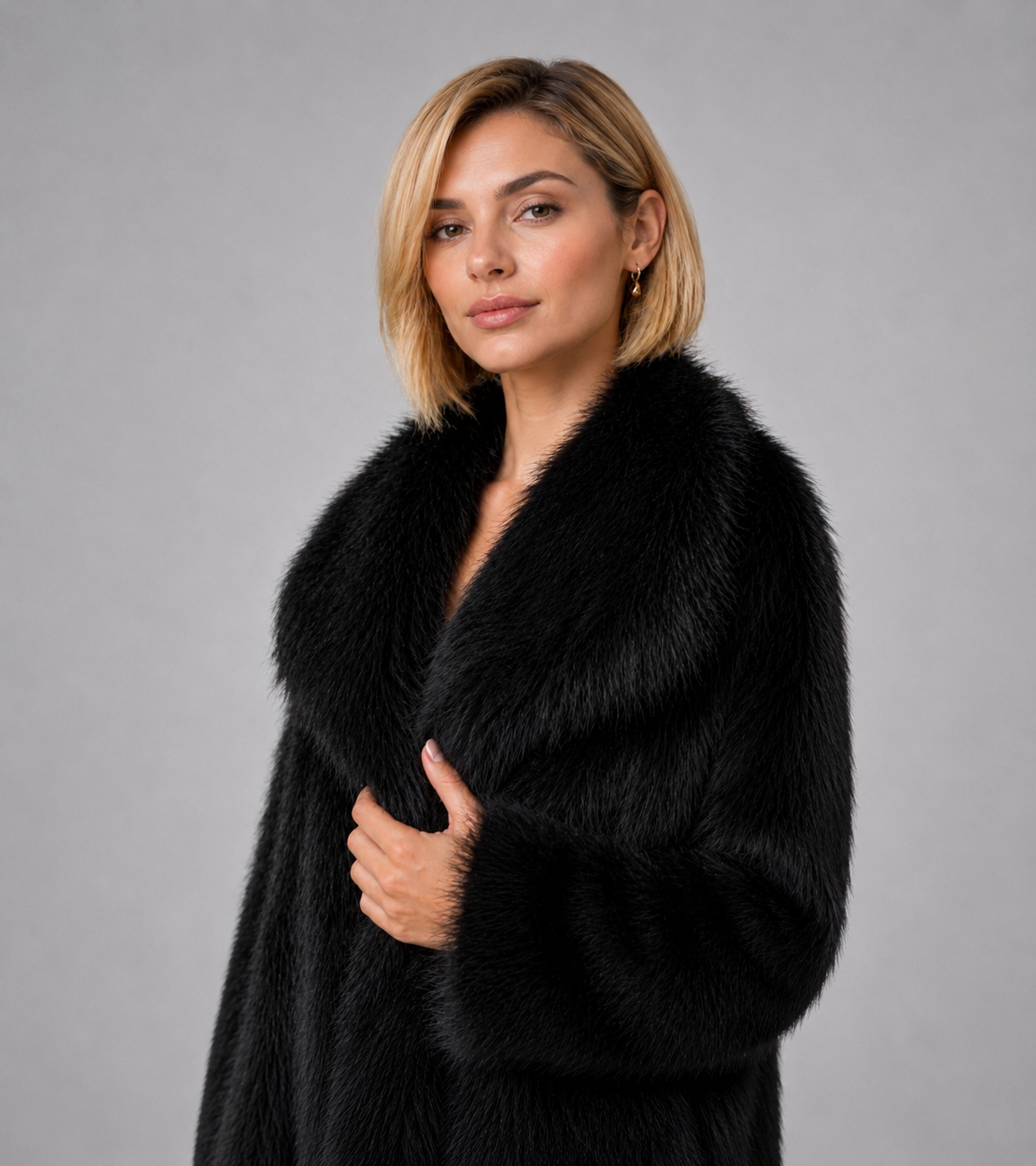 Evening Faux Fur Jacket