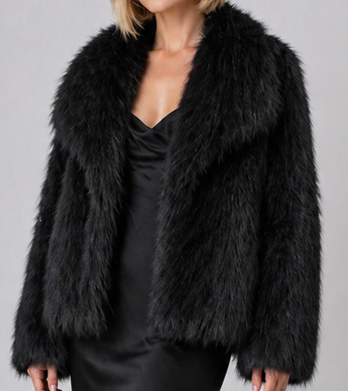 Evening Faux Fur Jacket