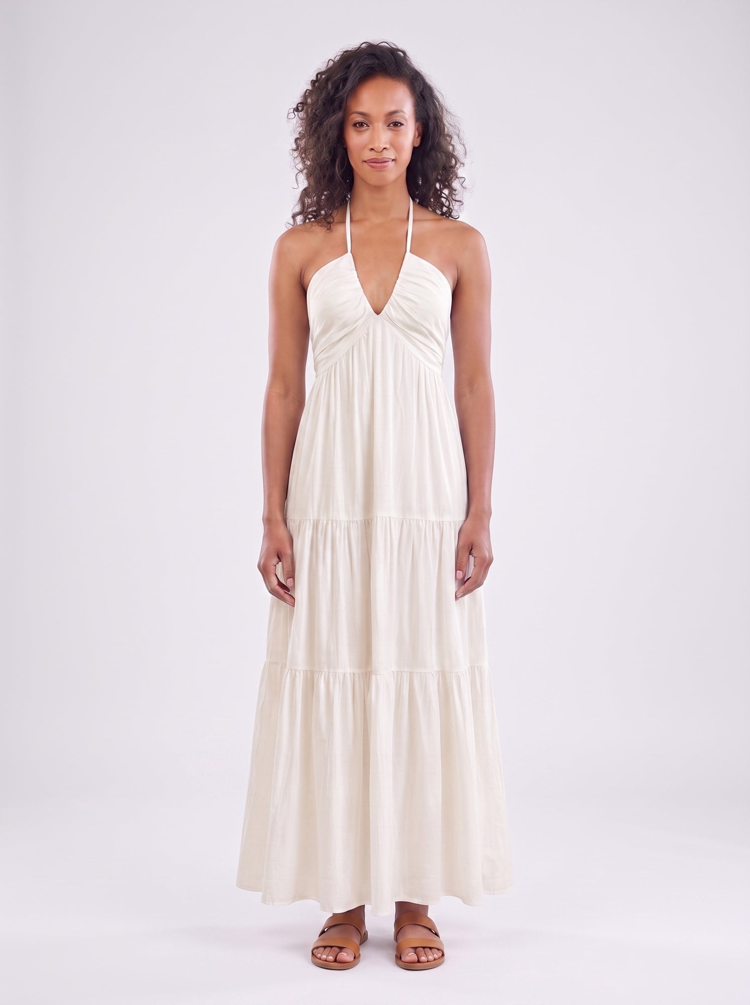 Halter Neck Maxi Dress