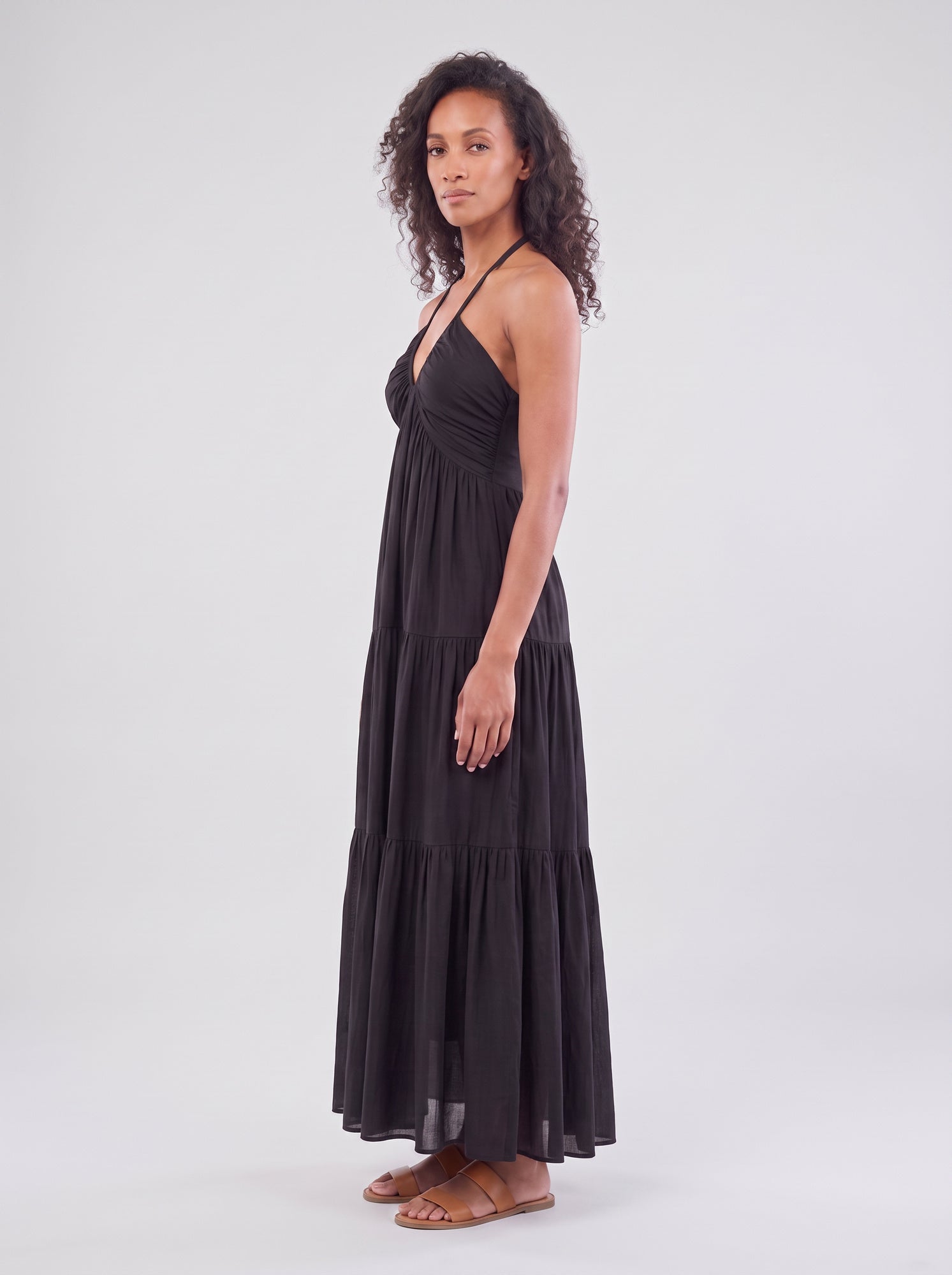 Halter Neck Maxi Dress