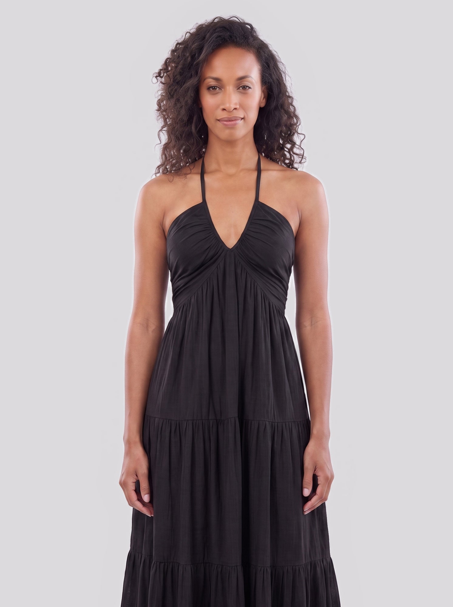 Halter Neck Maxi Dress