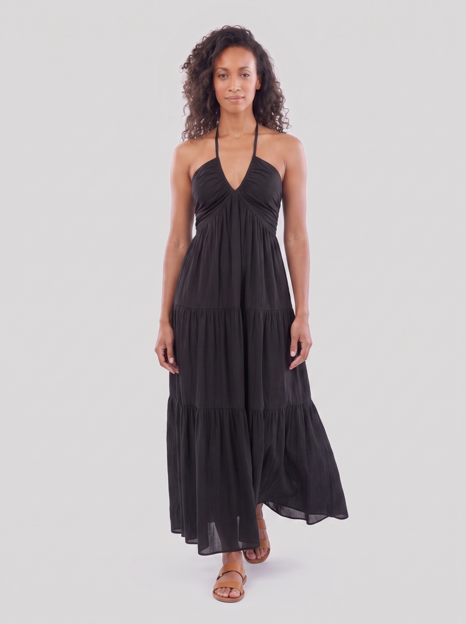 Halter Neck Maxi Dress