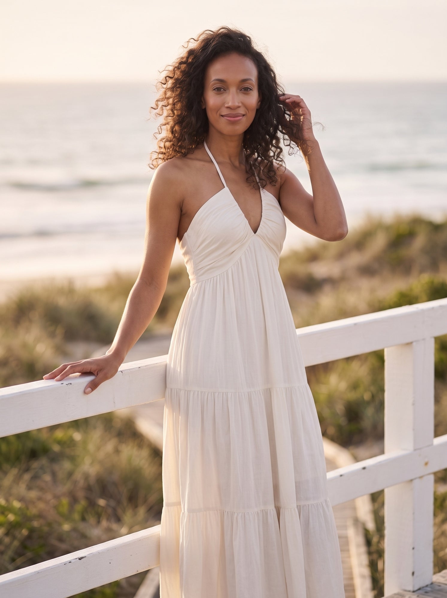 Halter Neck Maxi Dress