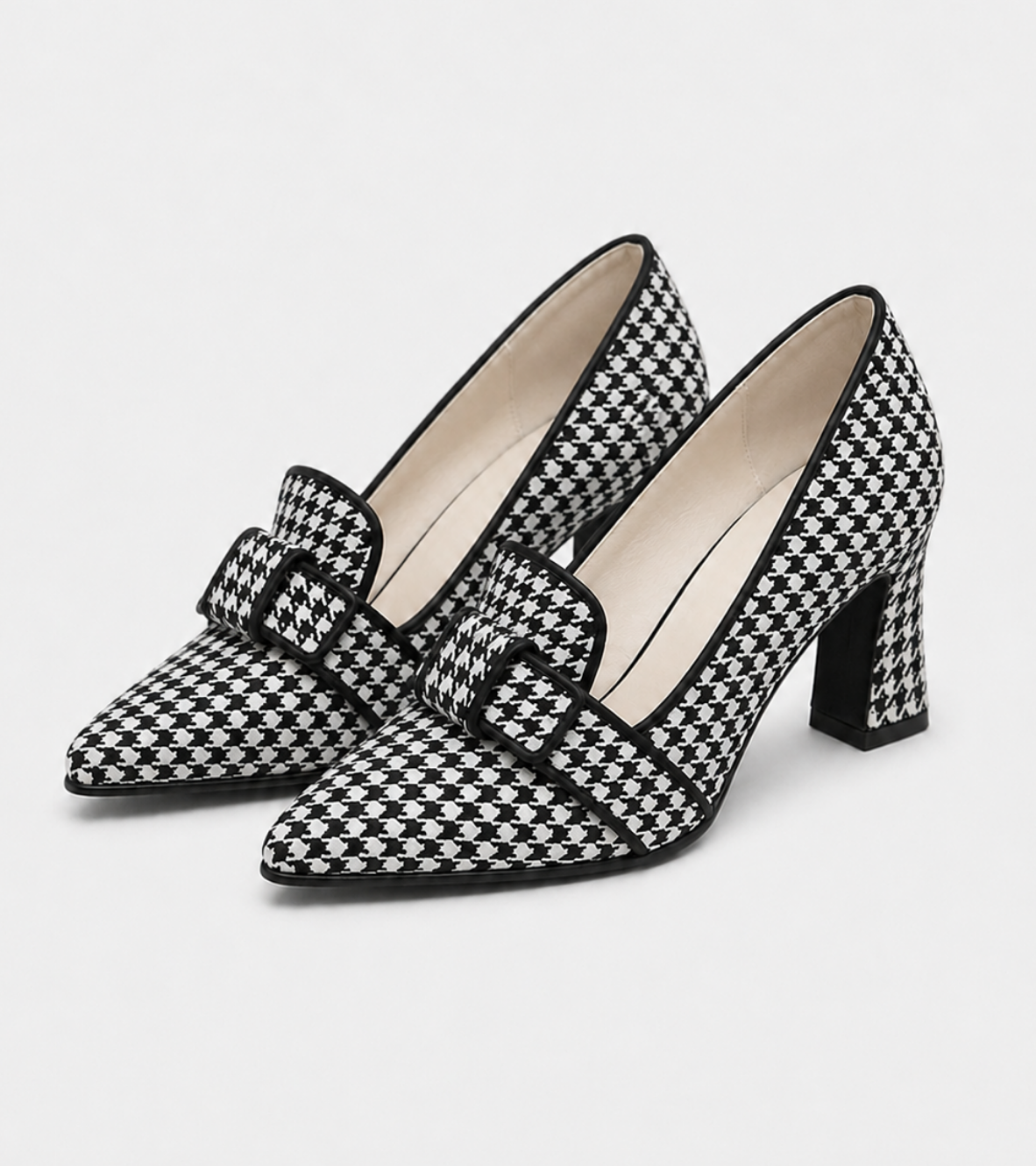 Houndstooth Heels