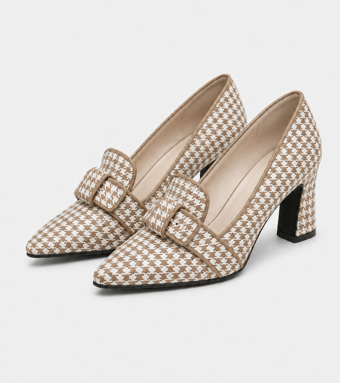 Houndstooth Heels