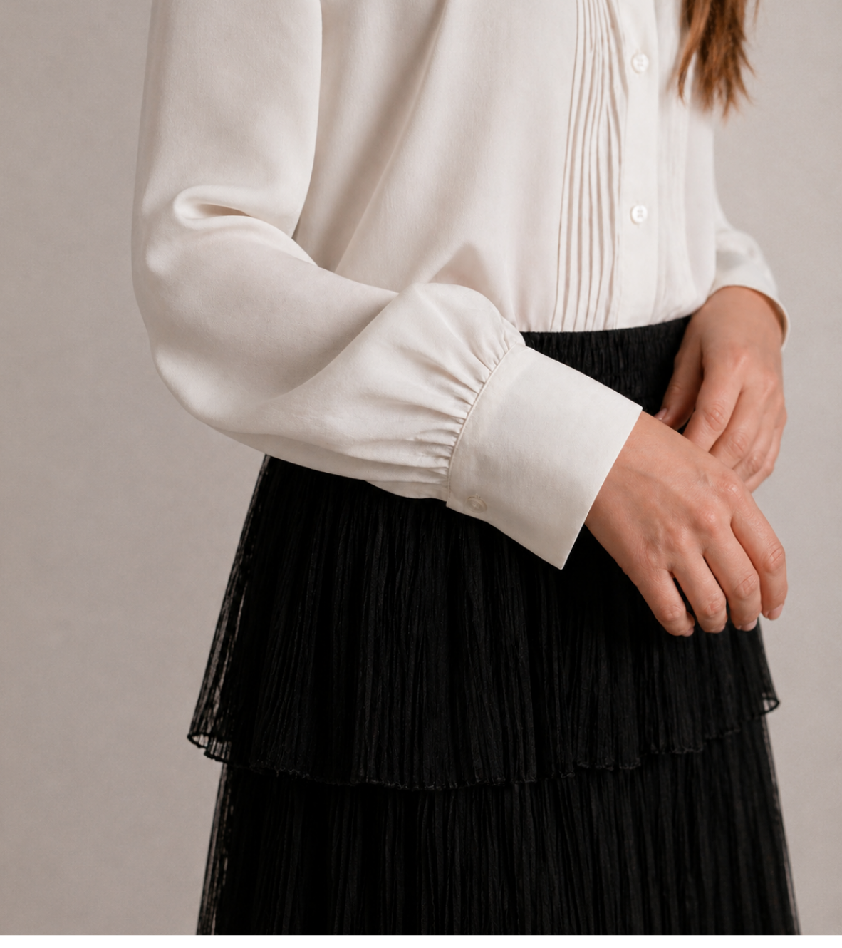Layered Tulle Skirt