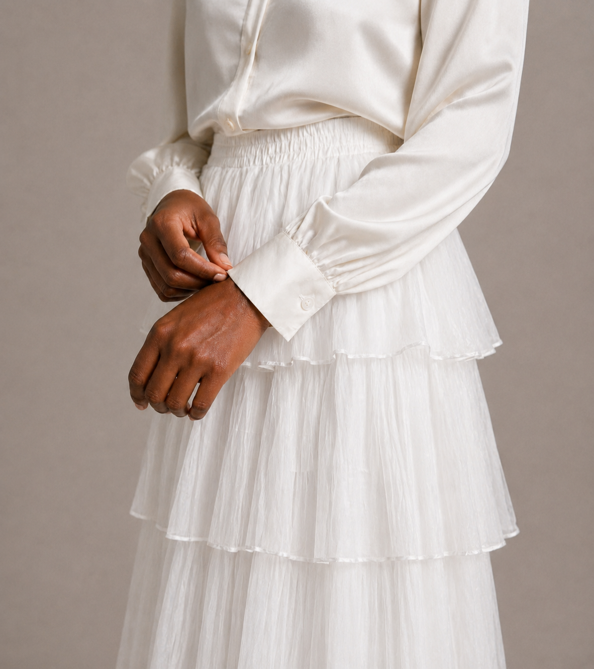 Layered Tulle Skirt