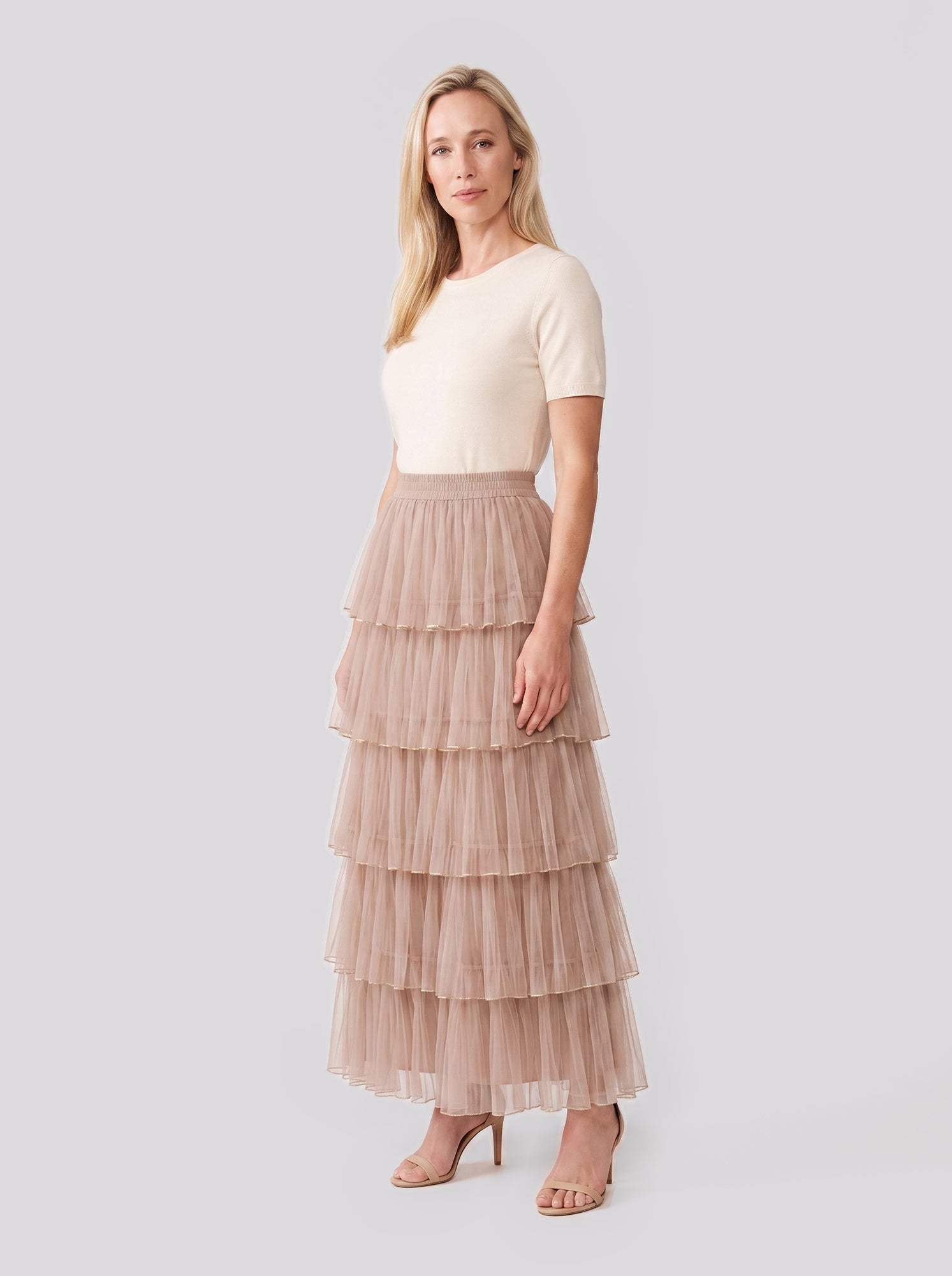 Layered Tulle Skirt