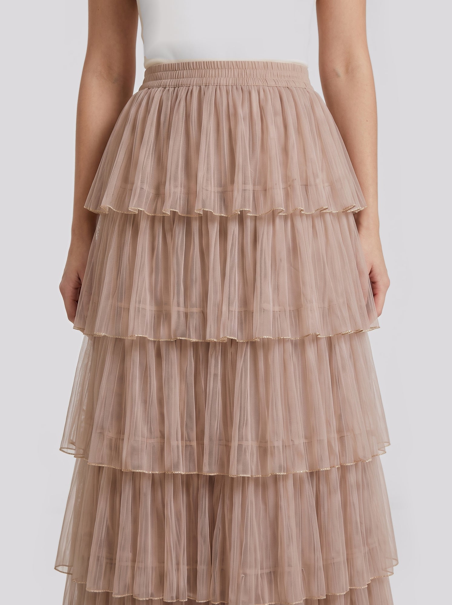 Layered Tulle Skirt
