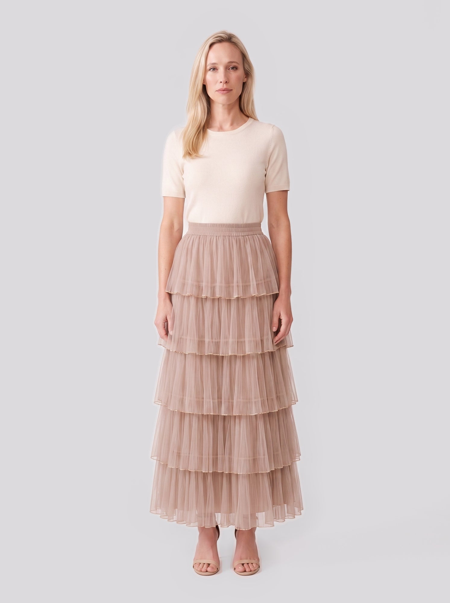Layered Tulle Skirt
