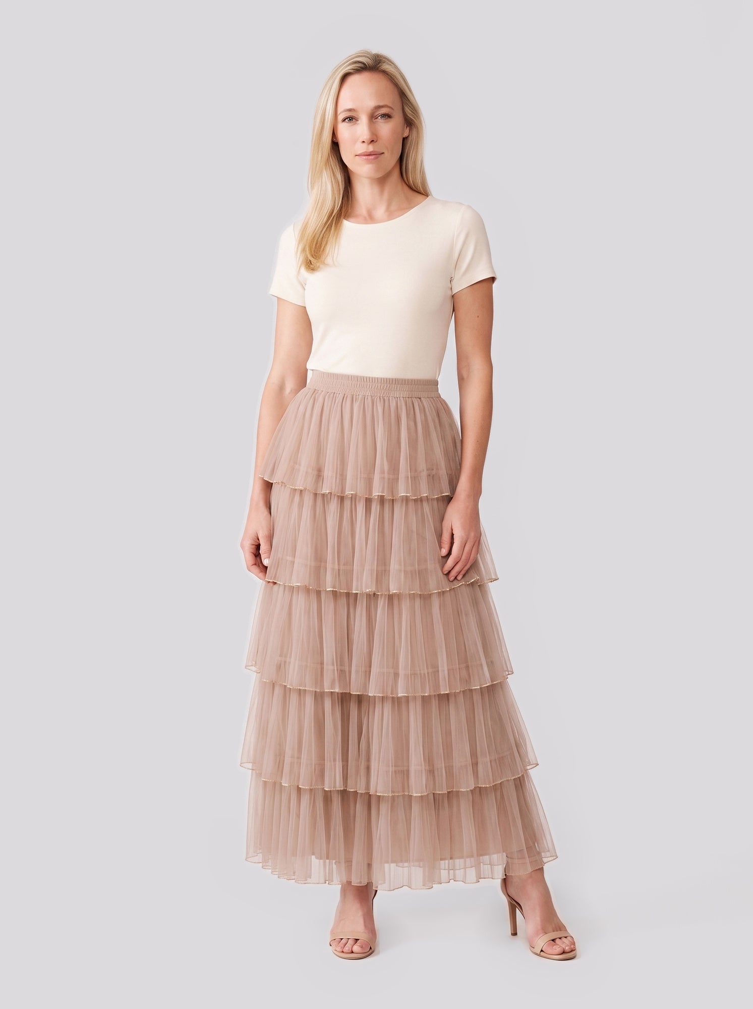 Layered Tulle Skirt