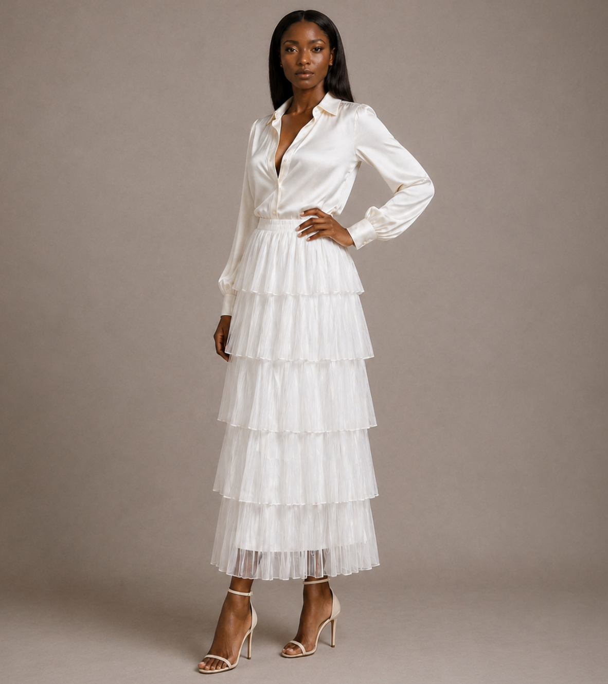 Layered Tulle Skirt