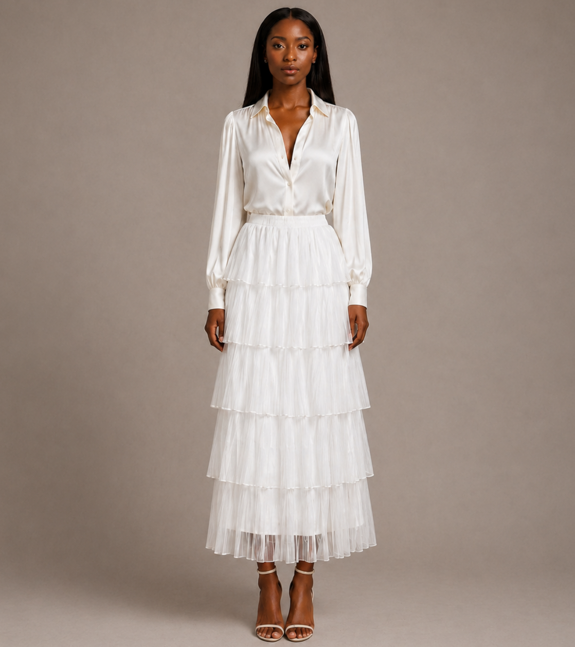 Layered Tulle Skirt