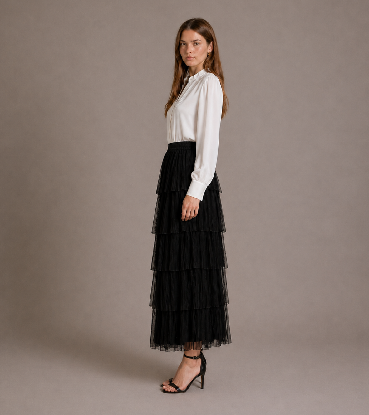 Layered Tulle Skirt