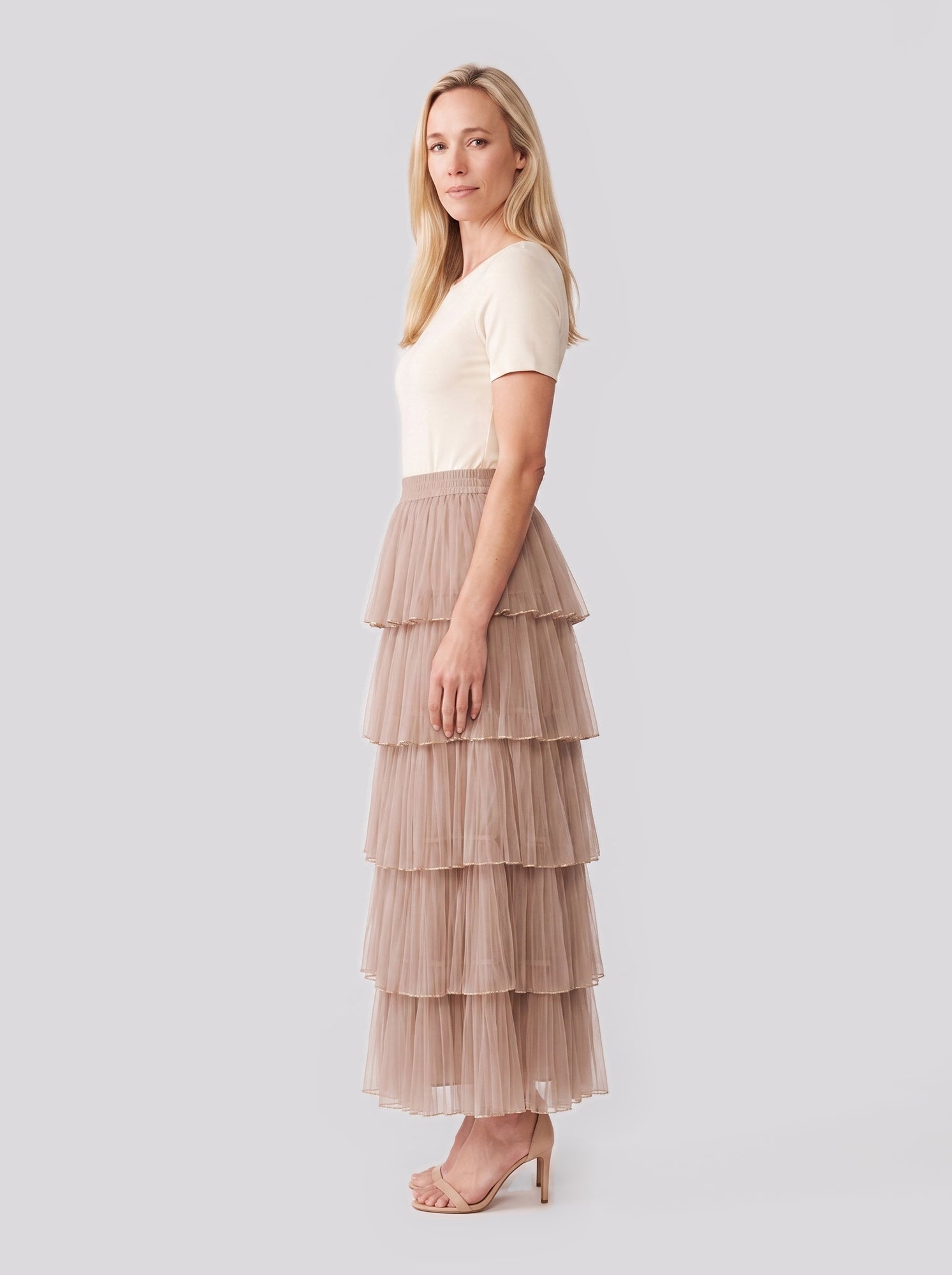 Layered Tulle Skirt