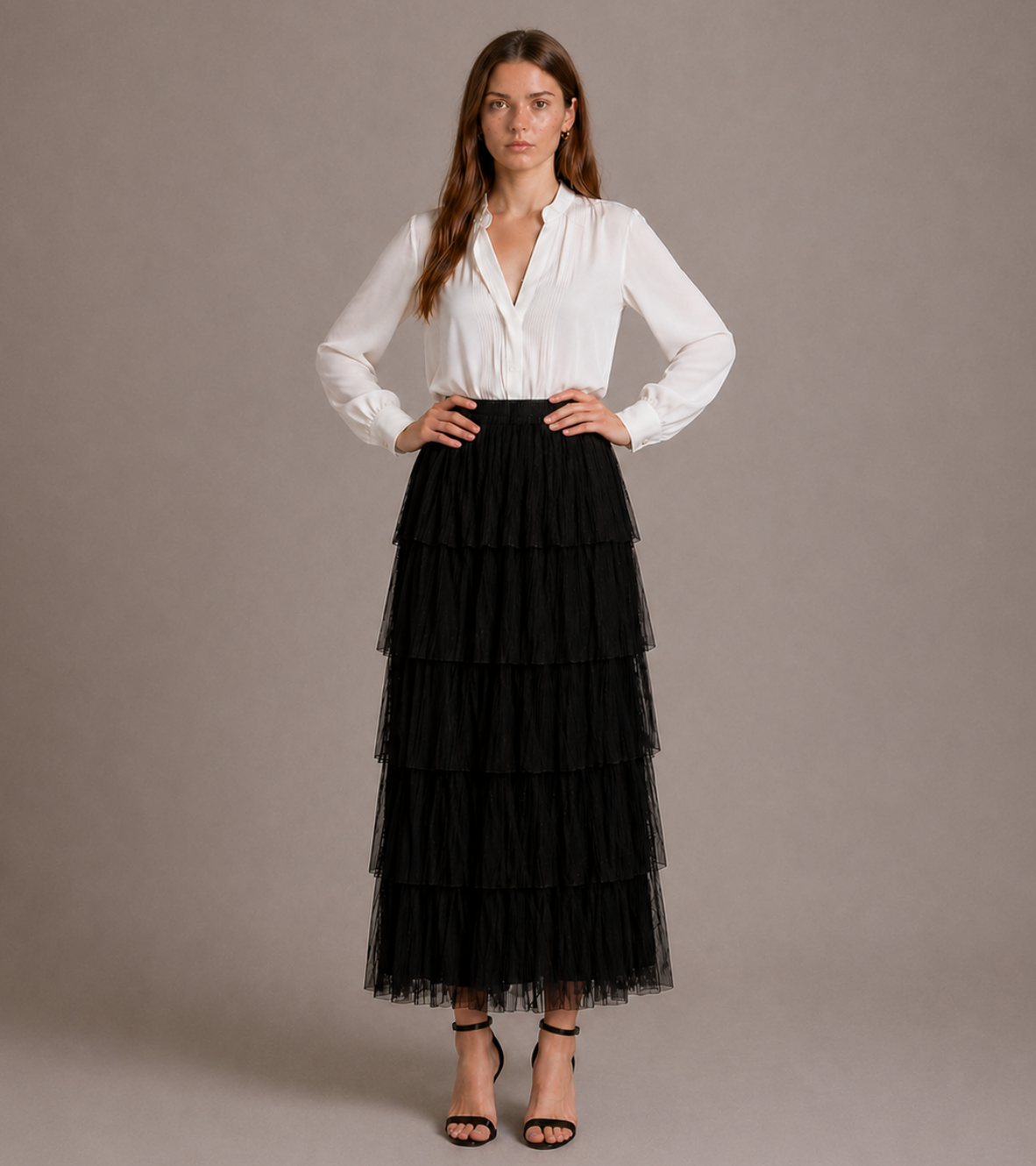 Layered Tulle Skirt