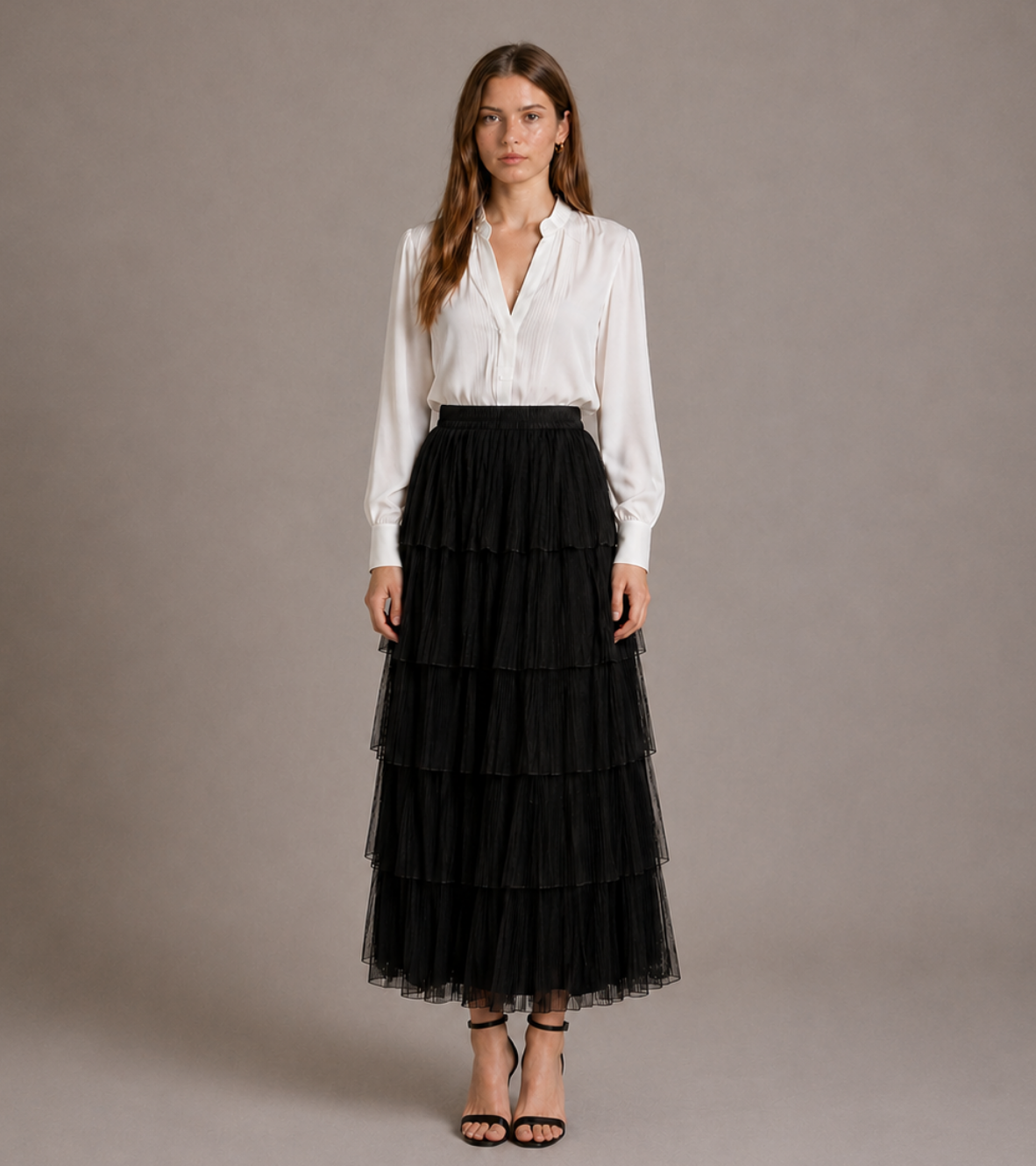 Layered Tulle Skirt