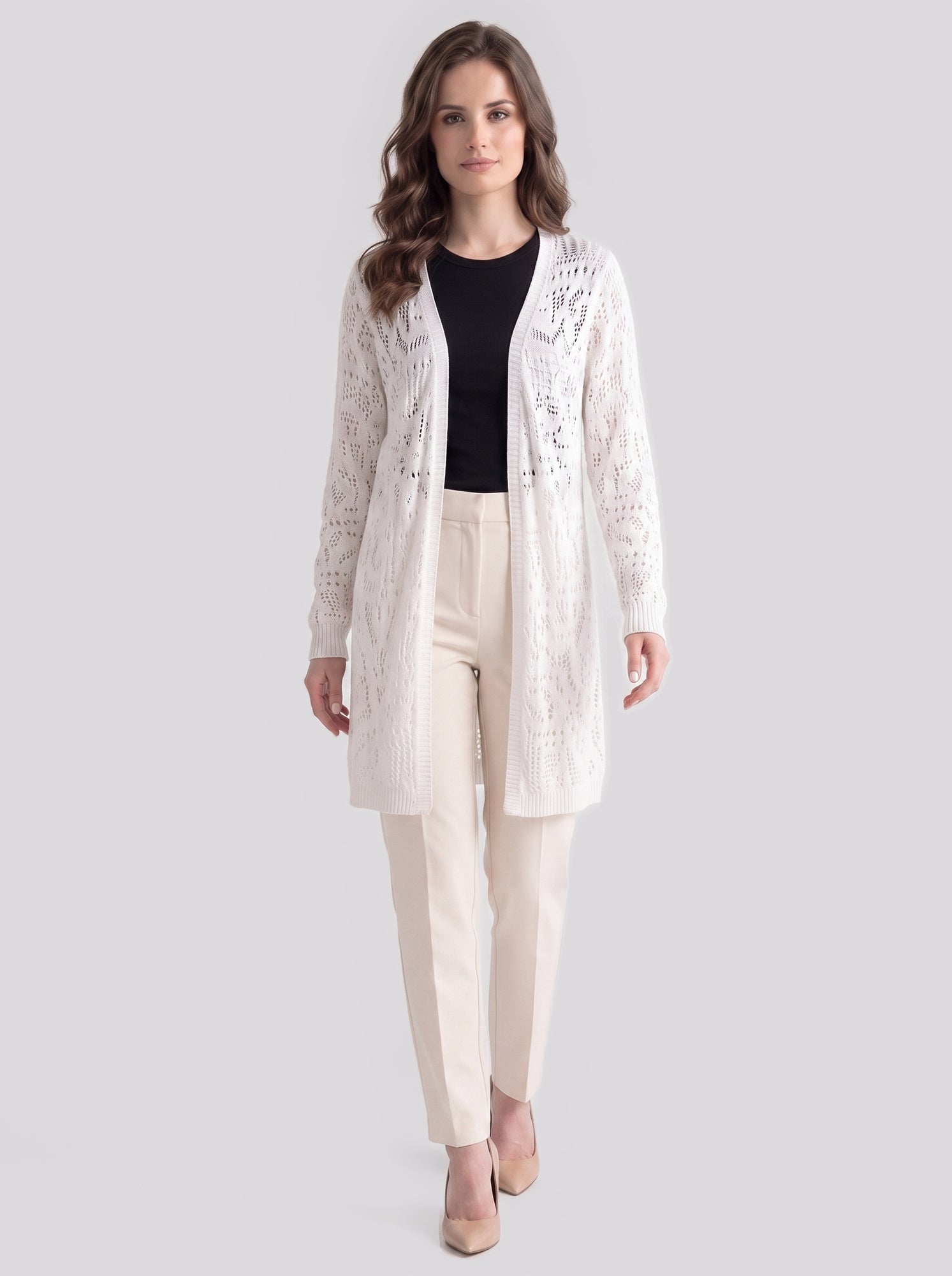 Longline Knit Cardigan