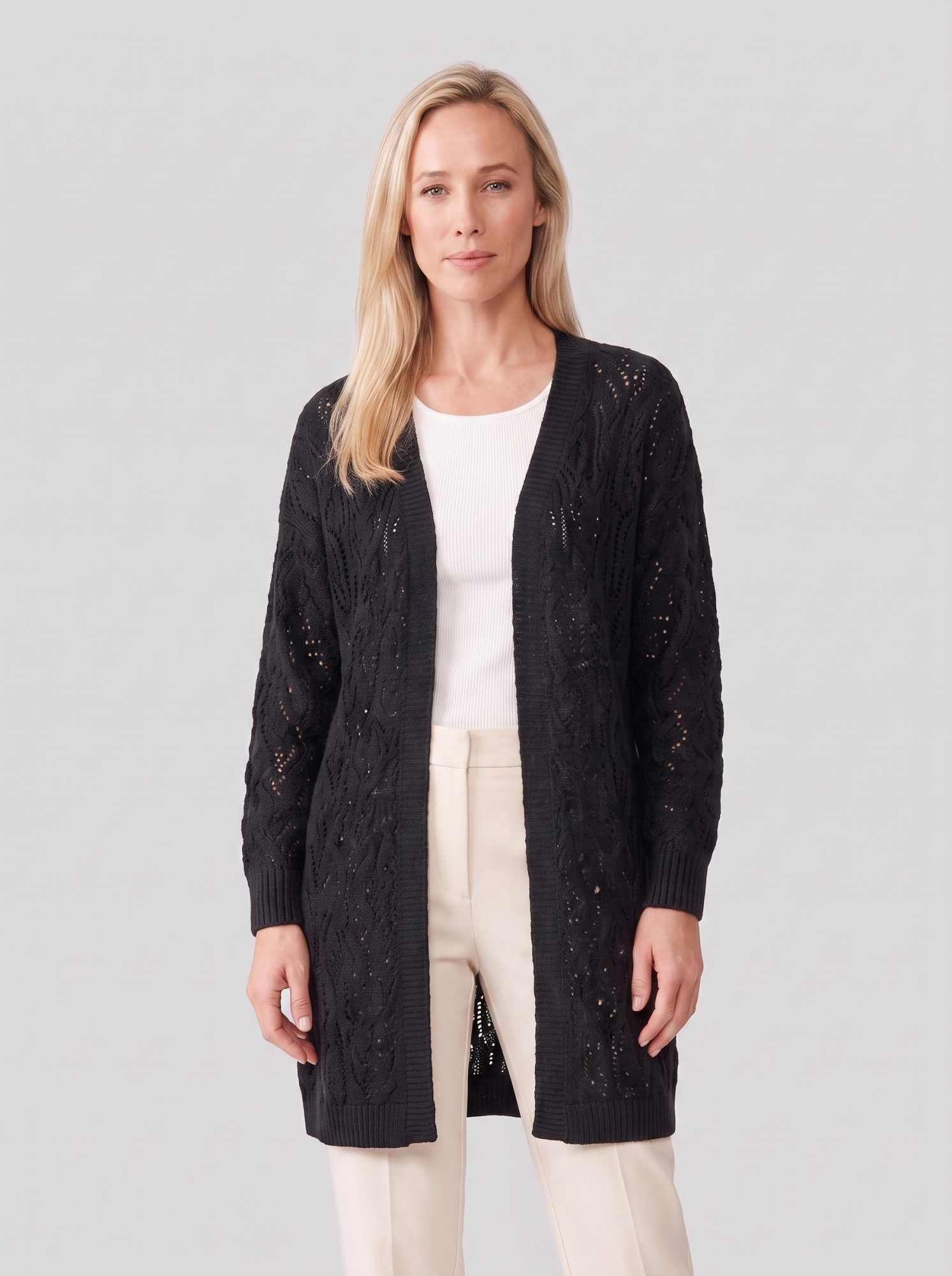 Longline Knit Cardigan