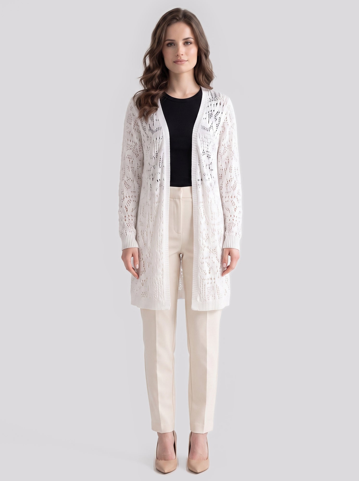 Longline Knit Cardigan