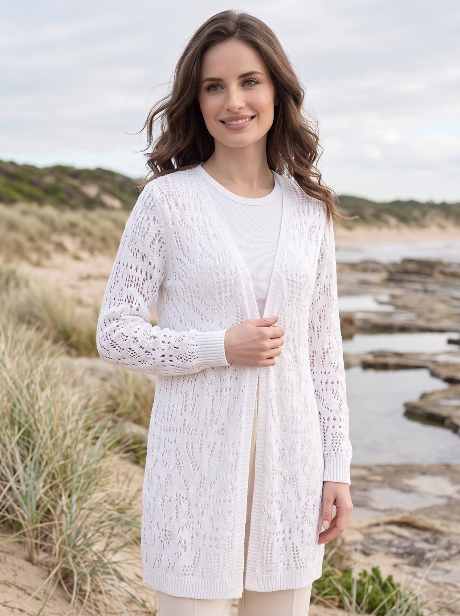 Longline Knit Cardigan