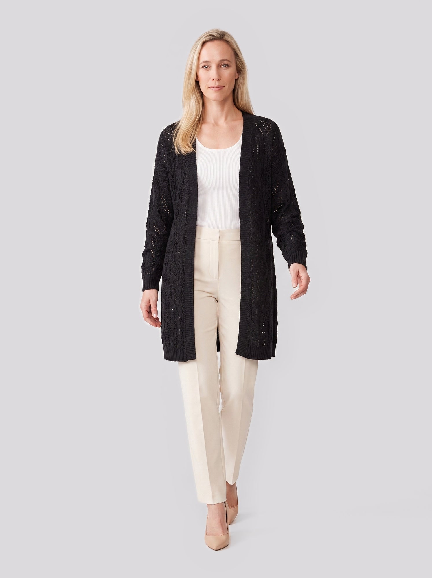 Longline Knit Cardigan