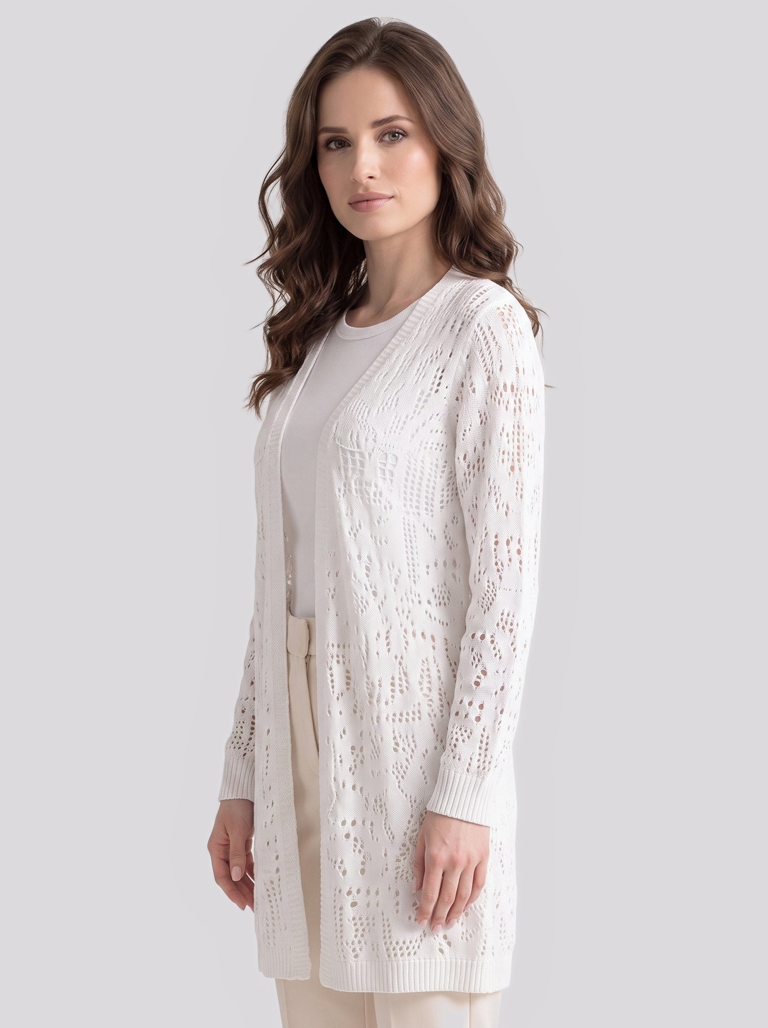 Longline Knit Cardigan
