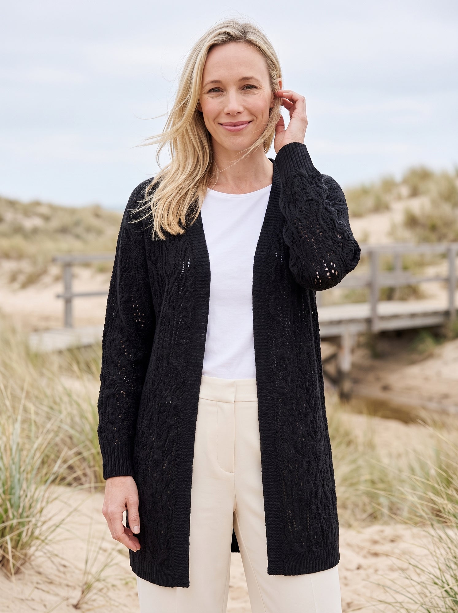 Longline Knit Cardigan