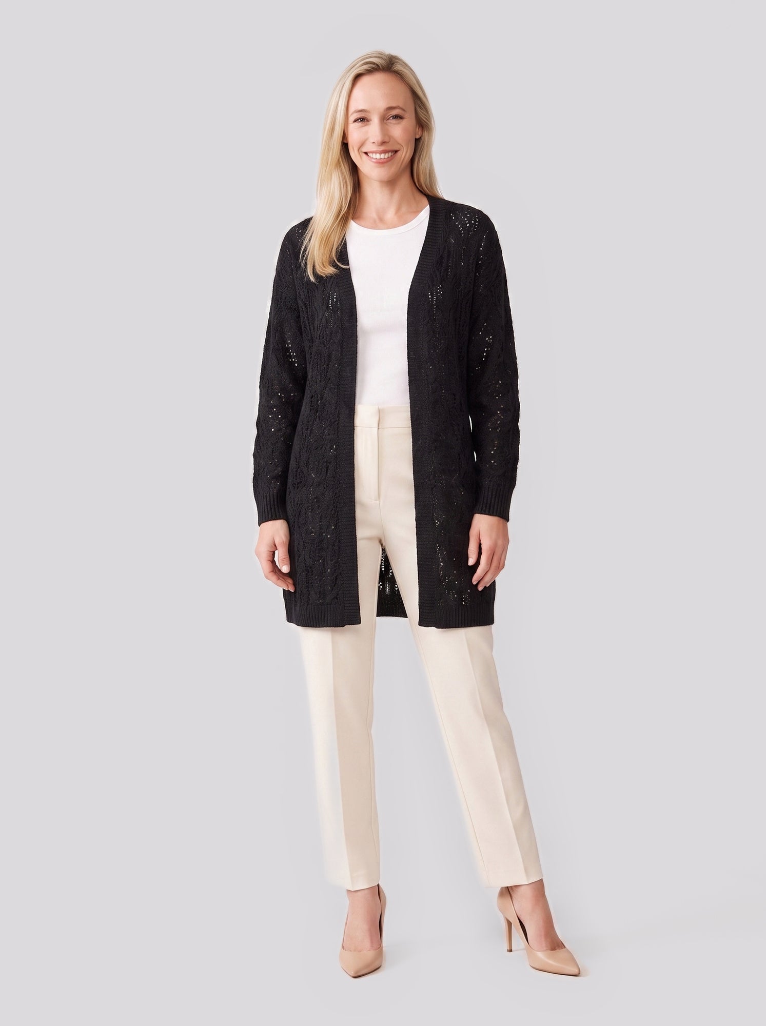 Longline Knit Cardigan