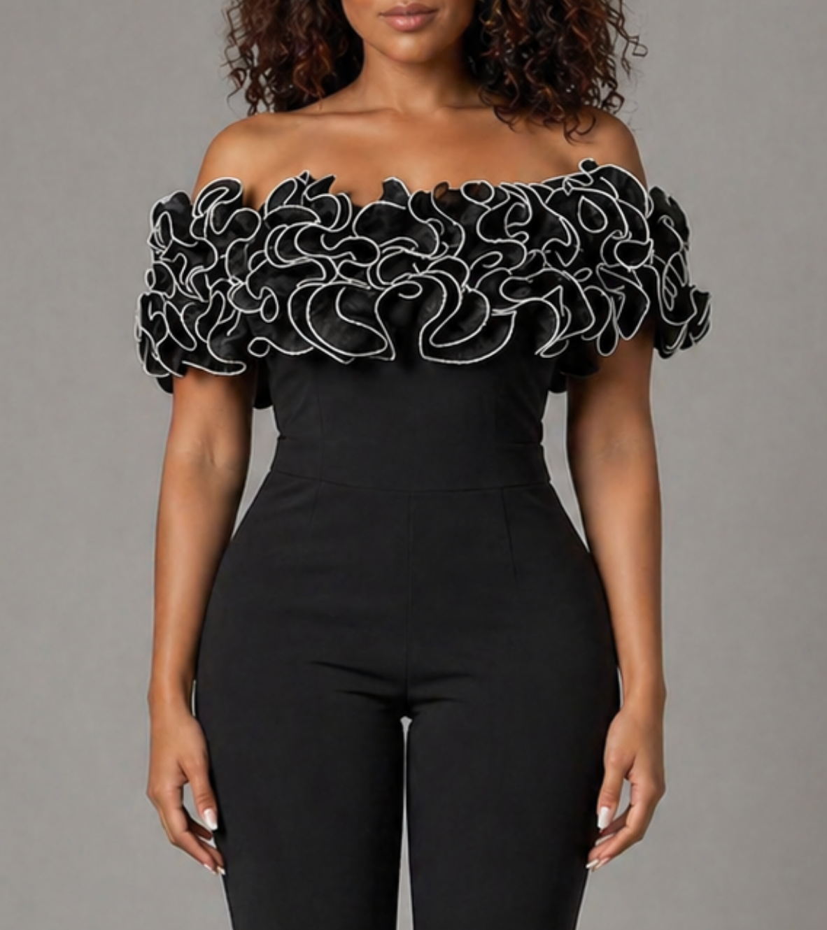 Off-Shoulder Jumpsuit