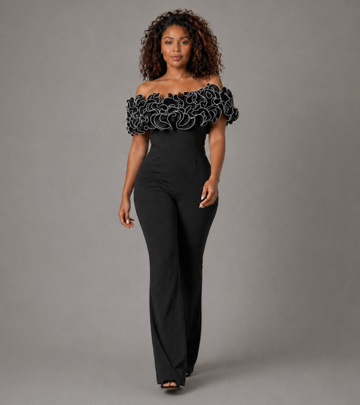 Off-Shoulder Jumpsuit
