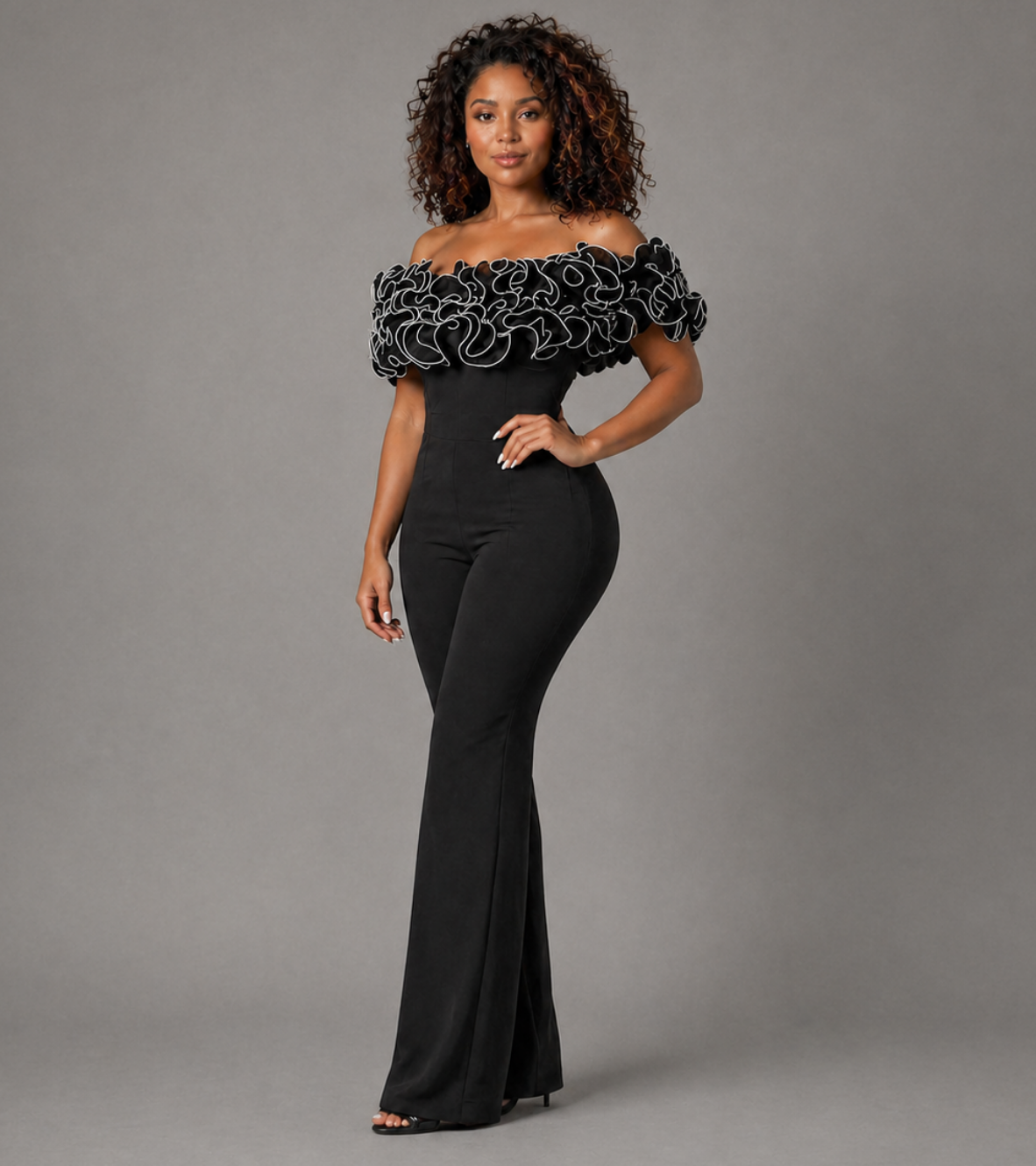 Off-Shoulder Jumpsuit